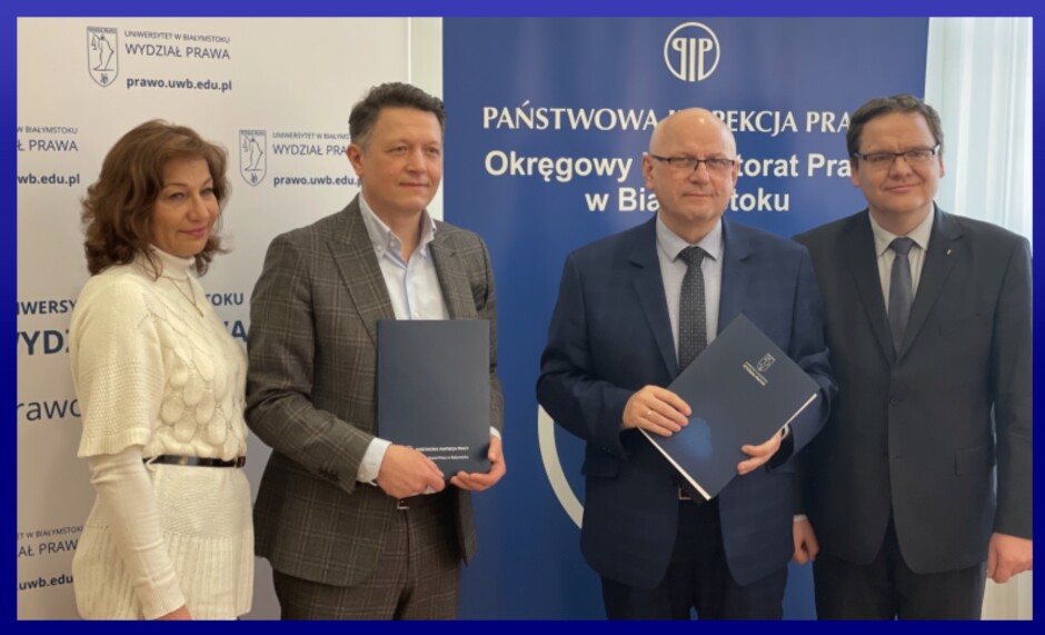 Porozumienie o współpracy z Wydziałem Prawa Uniwersytetu w Białymstoku