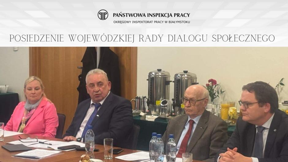 Posiedzenie Wojewódzkiej Rady Dialogu Społecznego 