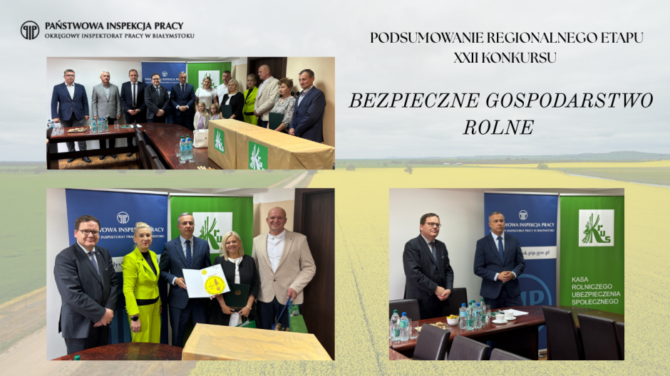 Podsumowanie regionalnego etapu XXII edycji Konkursu Bezpieczne Gospodarstwo Rolne