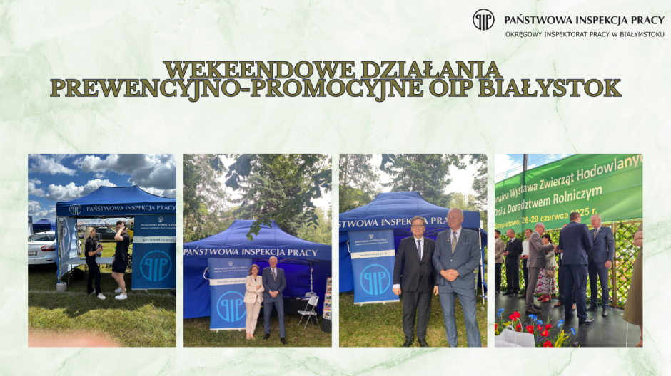 Wekeendowe działania prewencyjno-promocyjne OIP Białystok